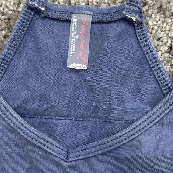 Free People FP Movement Women's Hot Shot Onesie Blue indigo Size XS - Picture 7 of 7